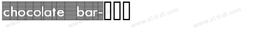 chocolate bar字体转换